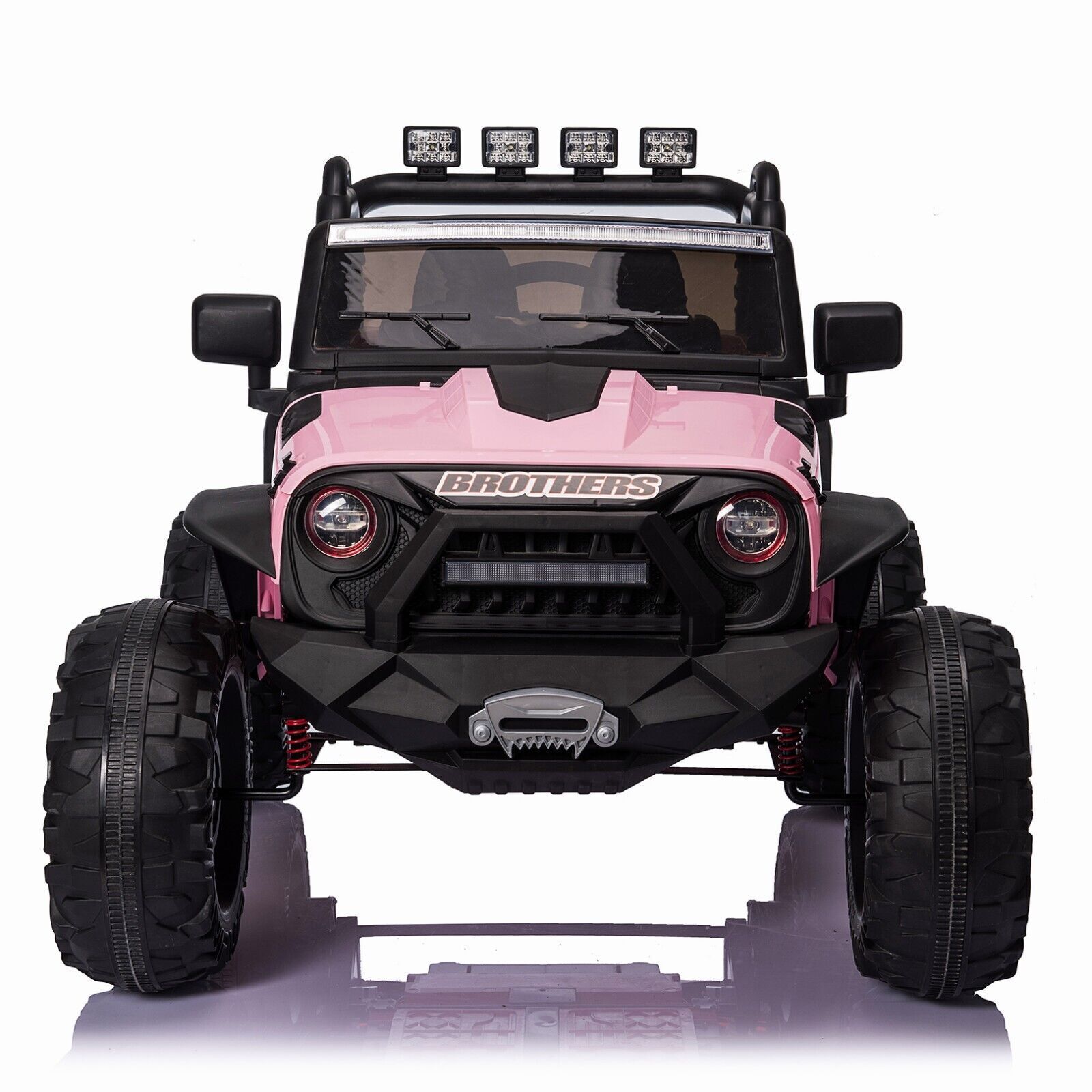 2-Seater 12V Electric Ride-On Truck with Bluetooth and Remote Control for Kids