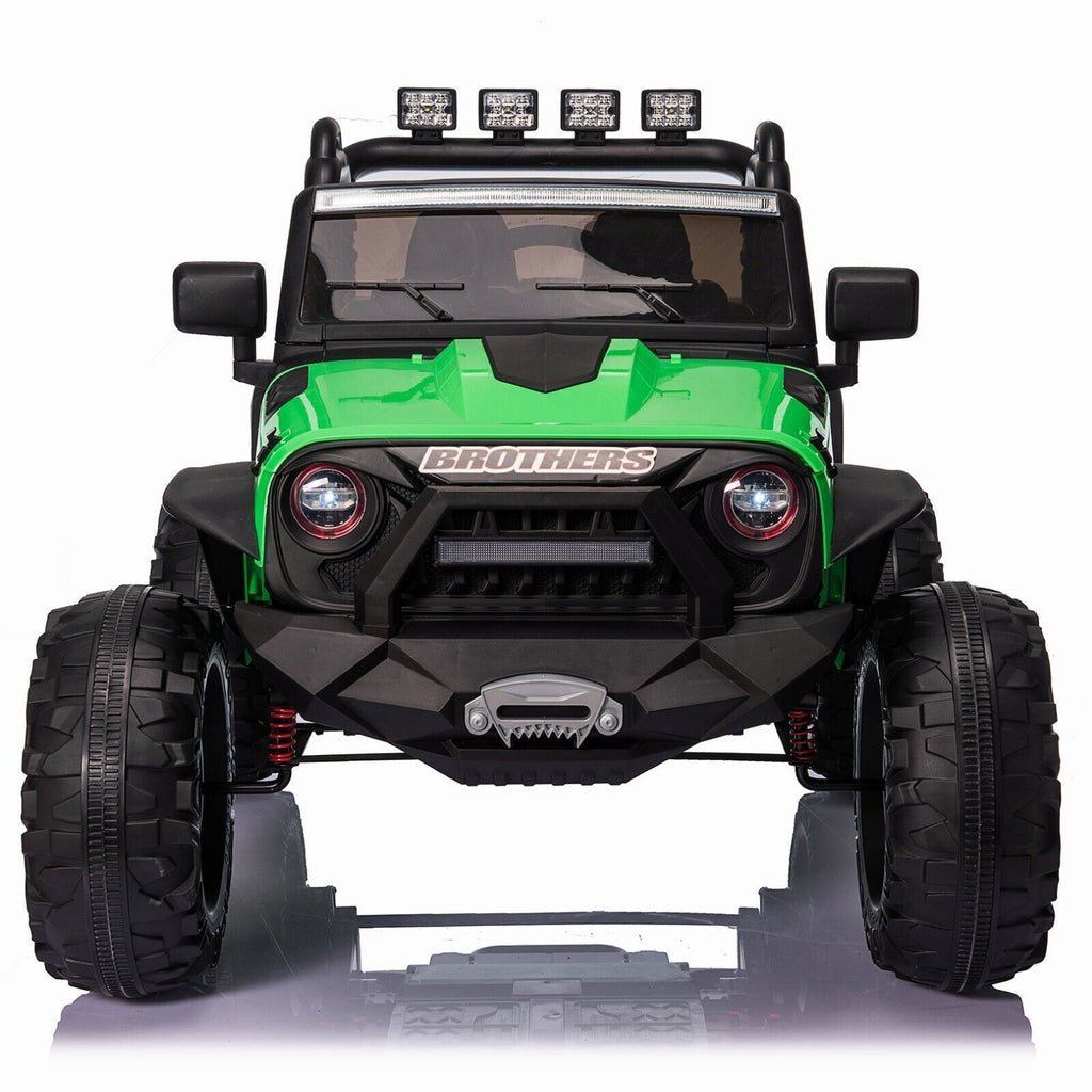 2-Seater 12V Electric Ride-On Truck with Bluetooth and Remote Control for Kids