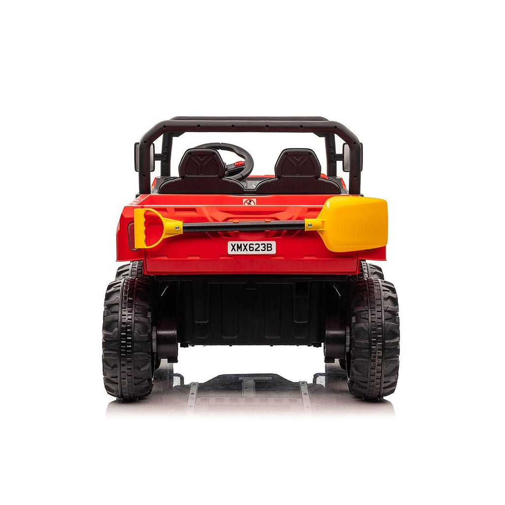 2-Seater 24V 4WD Kids Ride-On Dump Truck with Remote Control - GX33 Model