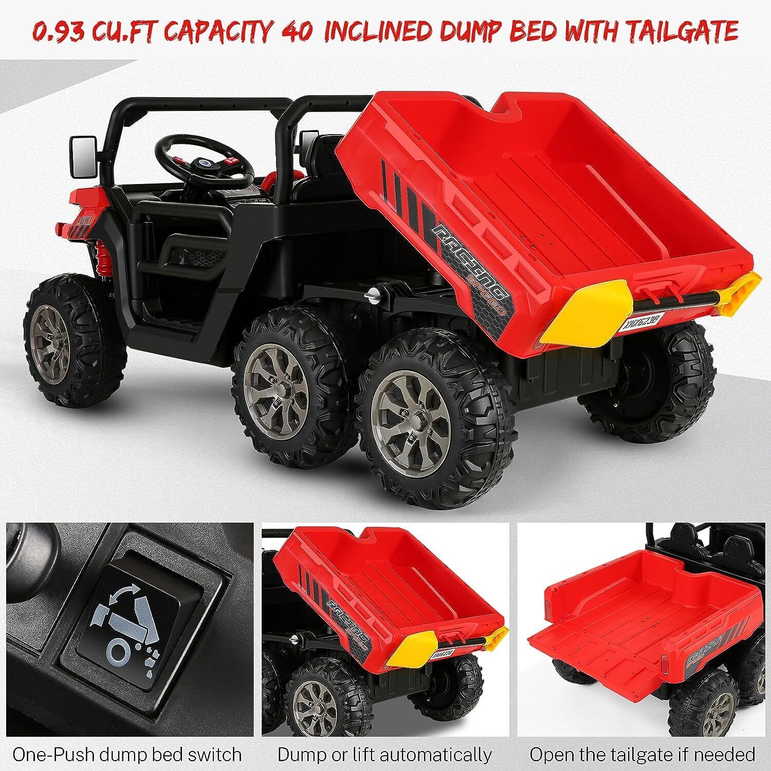 Premium 2 Seater Electric Car for Kids with Remote Control and 4WD - 24 Volt, 300W