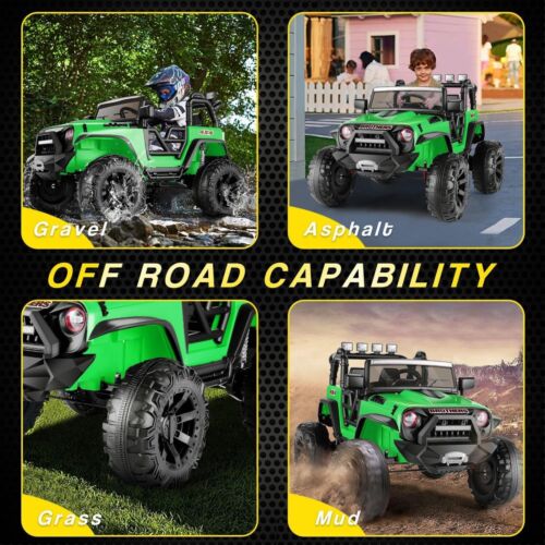 2-Seater 24V Electric Ride-On Car for Kids with Remote Control and 2x200W Motors