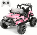 2-Seater 24V Electric Ride-On Car for Kids with Remote Control - Pink