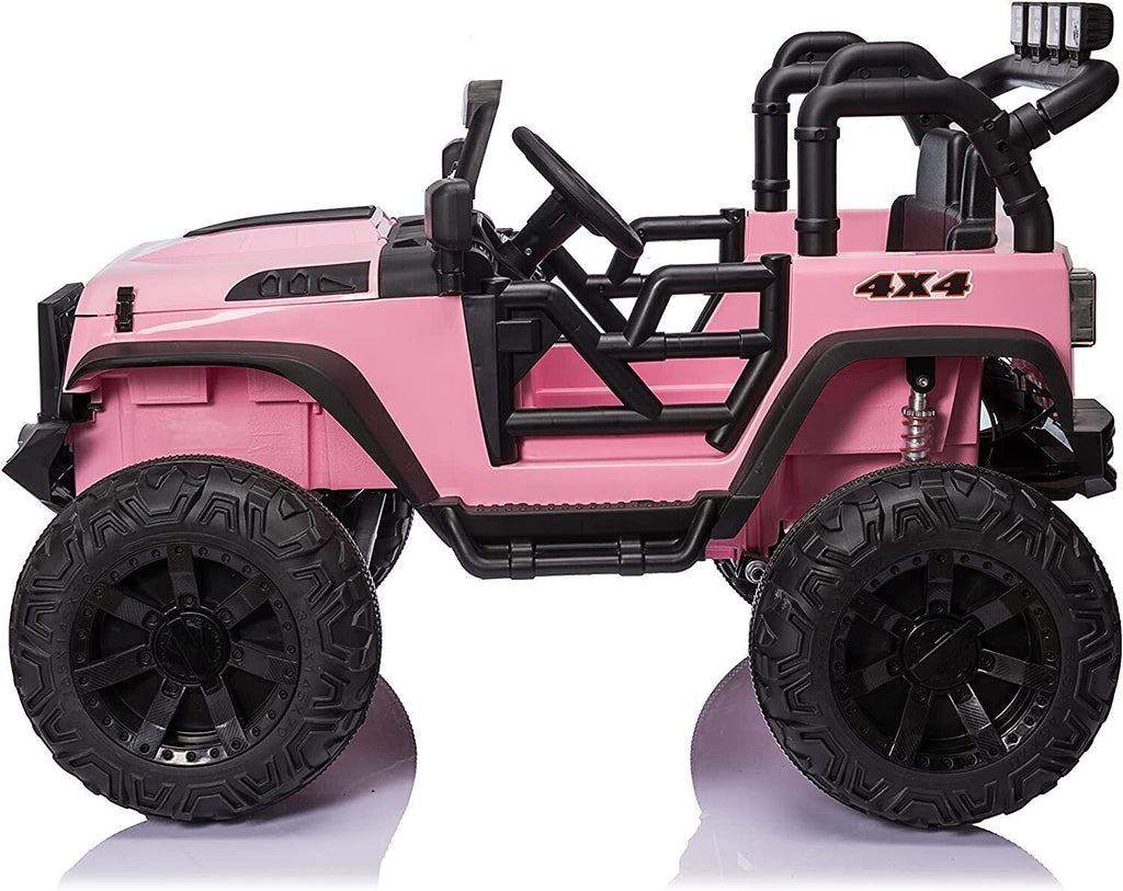 400W Electric Ride-On Truck for Kids with Remote Control and MP3 Player - 24V 2-Seater