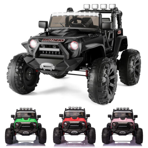 2-Seater 24V Electric Ride-On Toy Truck for Kids with Remote Control