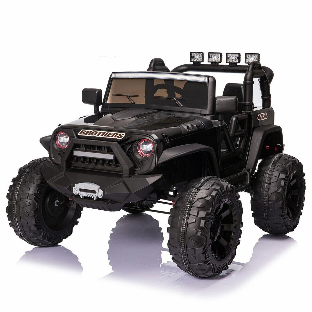 2-Seater 24V Electric Ride-On Toy Truck for Kids with Remote Control