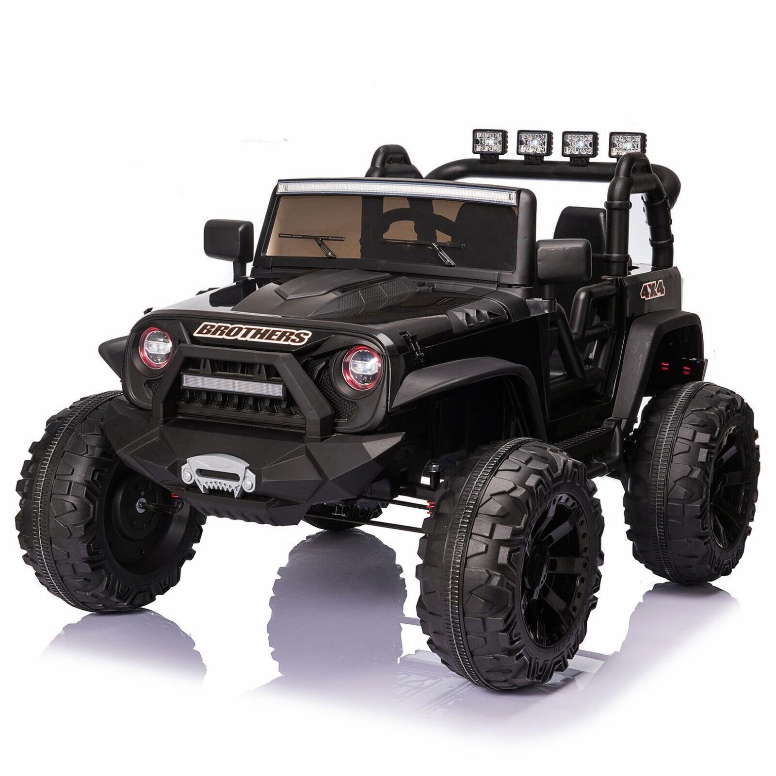2-Seater 24V Electric Ride-On Toy Truck for Kids with Remote Control