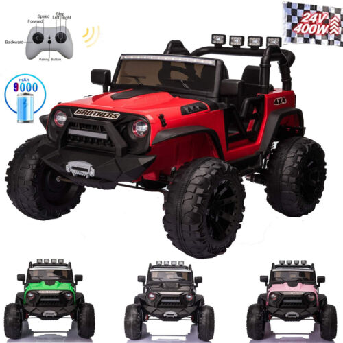 2-Seater 24V Electric Ride-On Truck for Kids - Motorized Vehicle