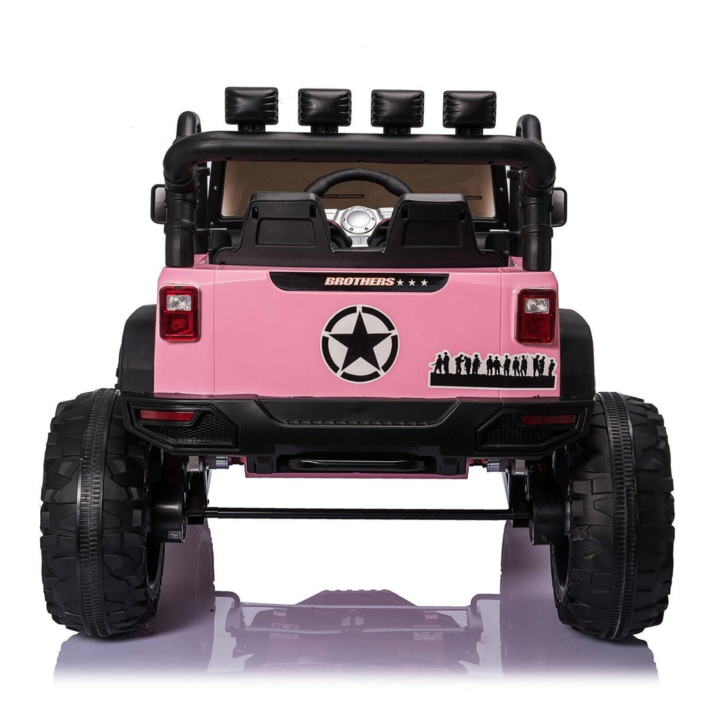 2-Seater Kids Electric Car with Parental Remote Control - 24V Ride-On Toy Truck