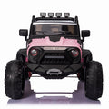 2-Seater 24V Electric Ride-On Truck with Bluetooth and Remote Control for Kids