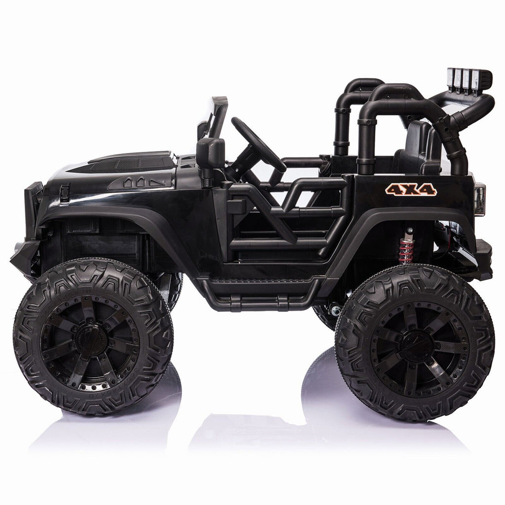 2-Seater 24V Electric Ride-On Truck with Bluetooth and Remote Control for Kids