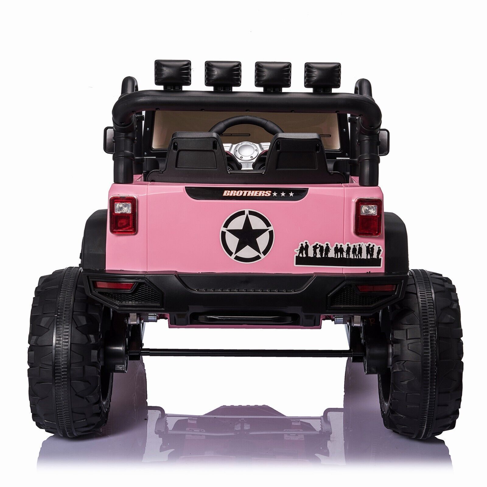 2-Seater 24V Electric Vehicle Truck for Kids with Bluetooth and 2x200W Motors
