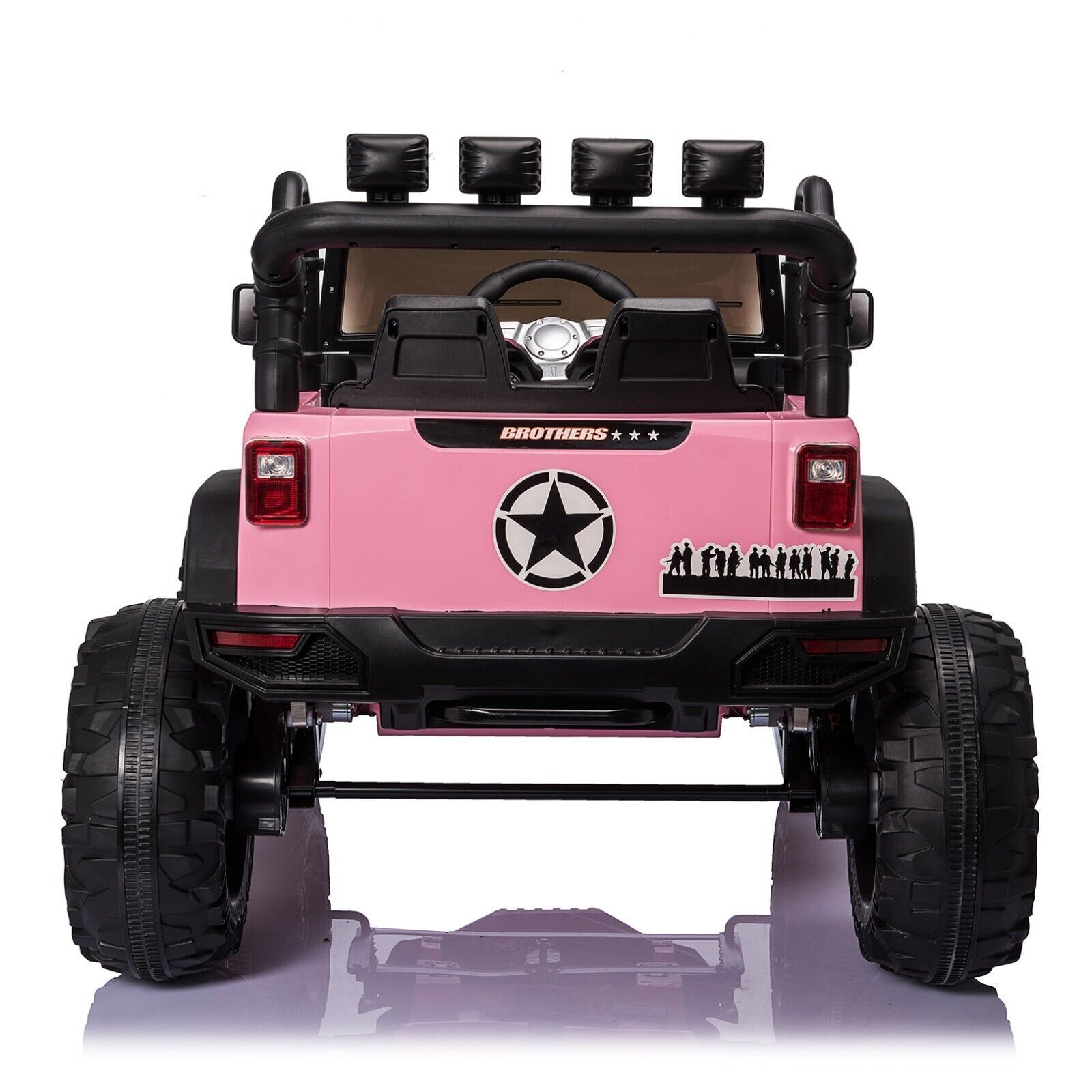 2-Seater 24V Electric Ride-On Car with Bluetooth and 2x200W Motors - Perfect for Kids' Outdoor Adventures!