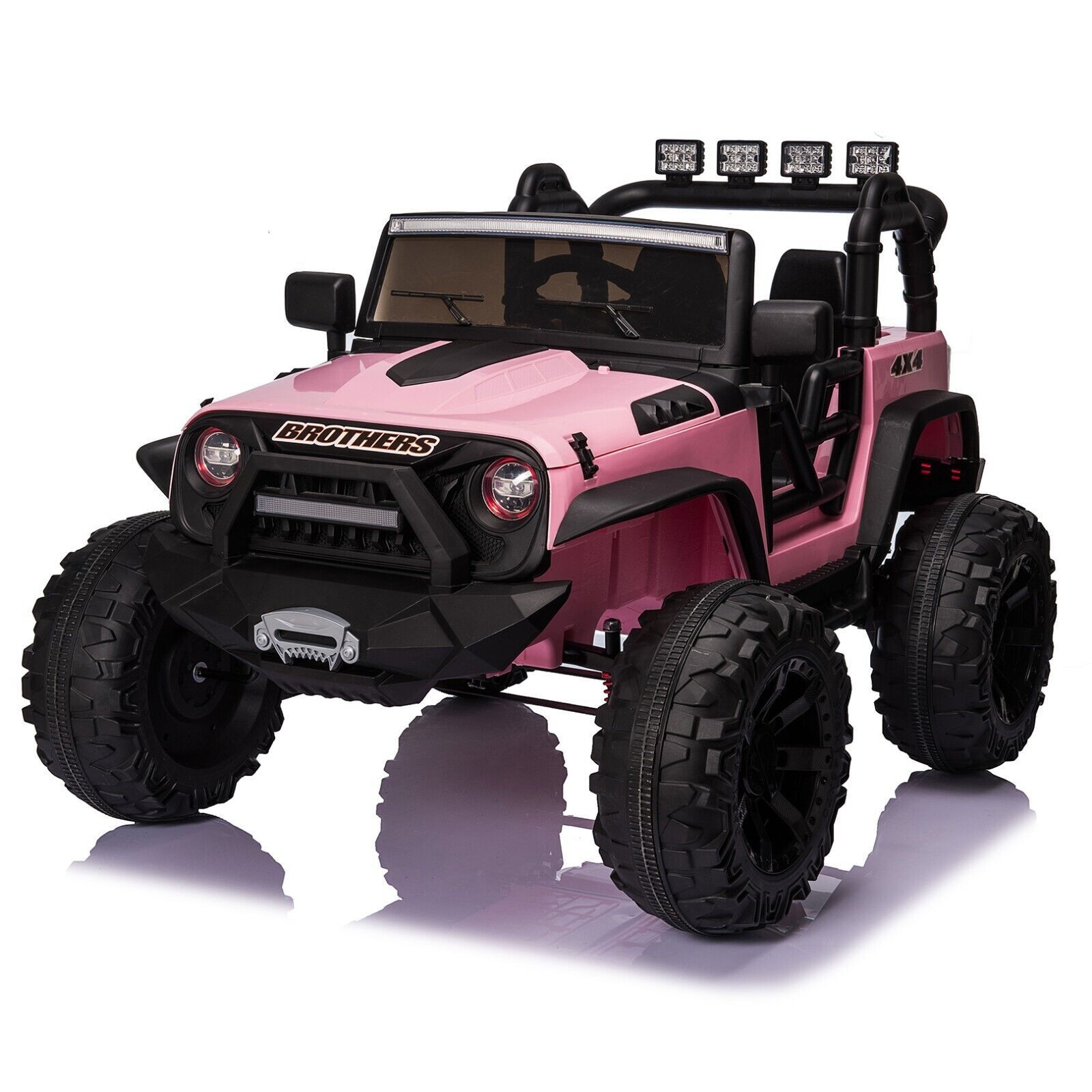 2-Seater 24V Electric Ride-On Toy Truck with Bluetooth and 2x200W Motors for Kids