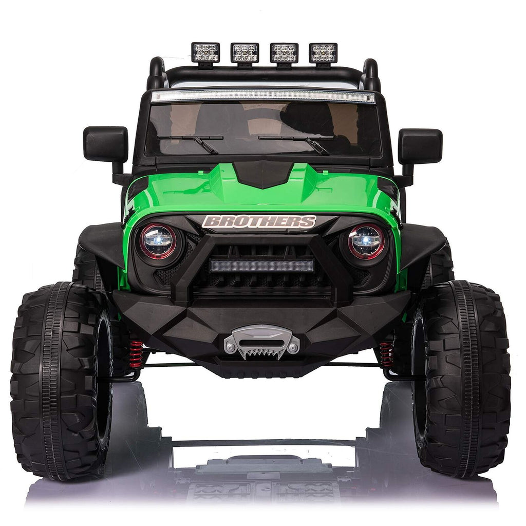 Premium 24V Electric Jeep Ride-On Car with Music and Remote Control - 400W Power Wheels for Fashionable Kids