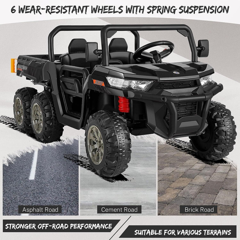 2-Seater Electric Dump Truck UTV with 24V Power and Dump Bed