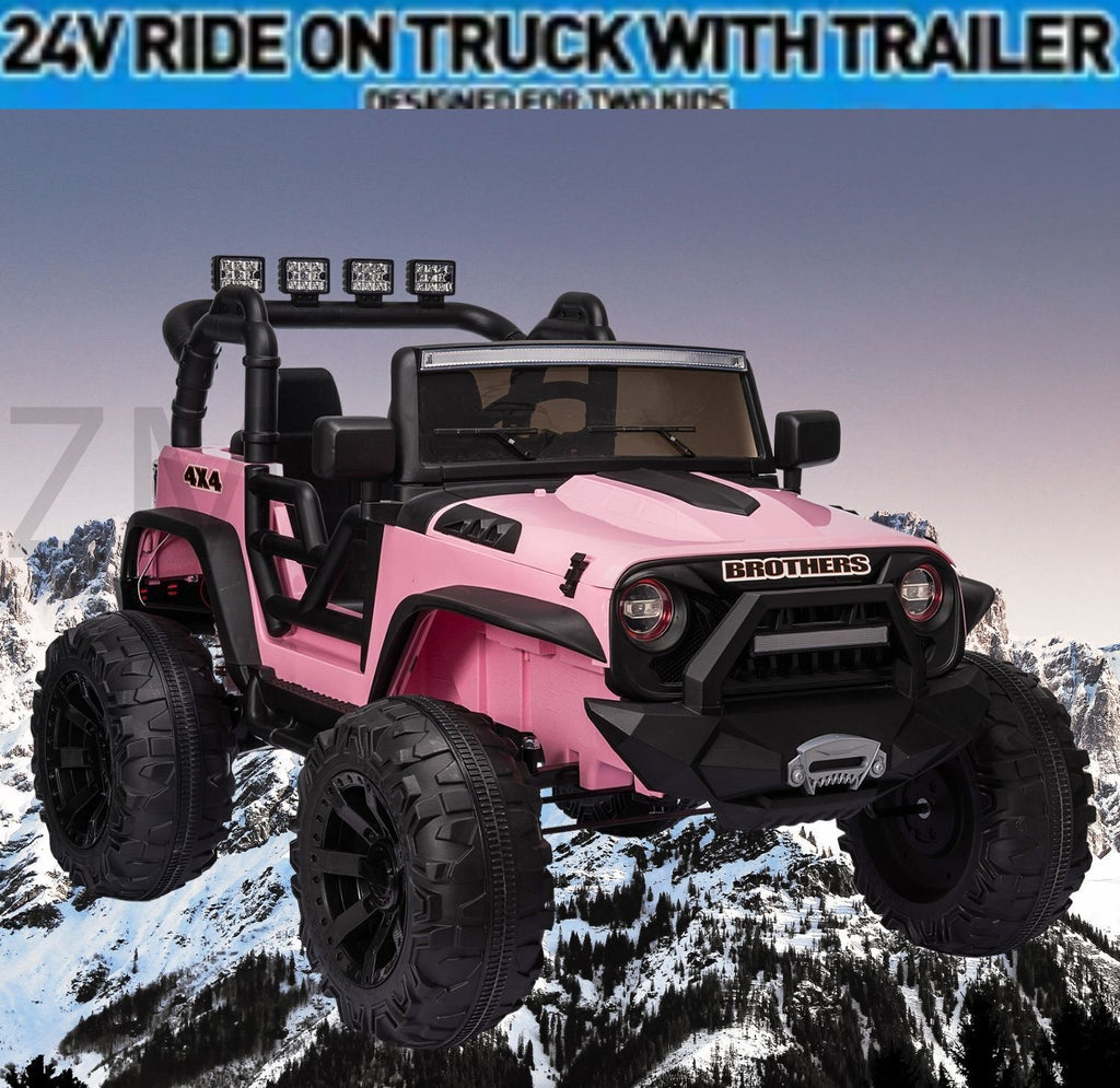 2-Seater Electric Off-Road Jeep for Kids with Remote Control
