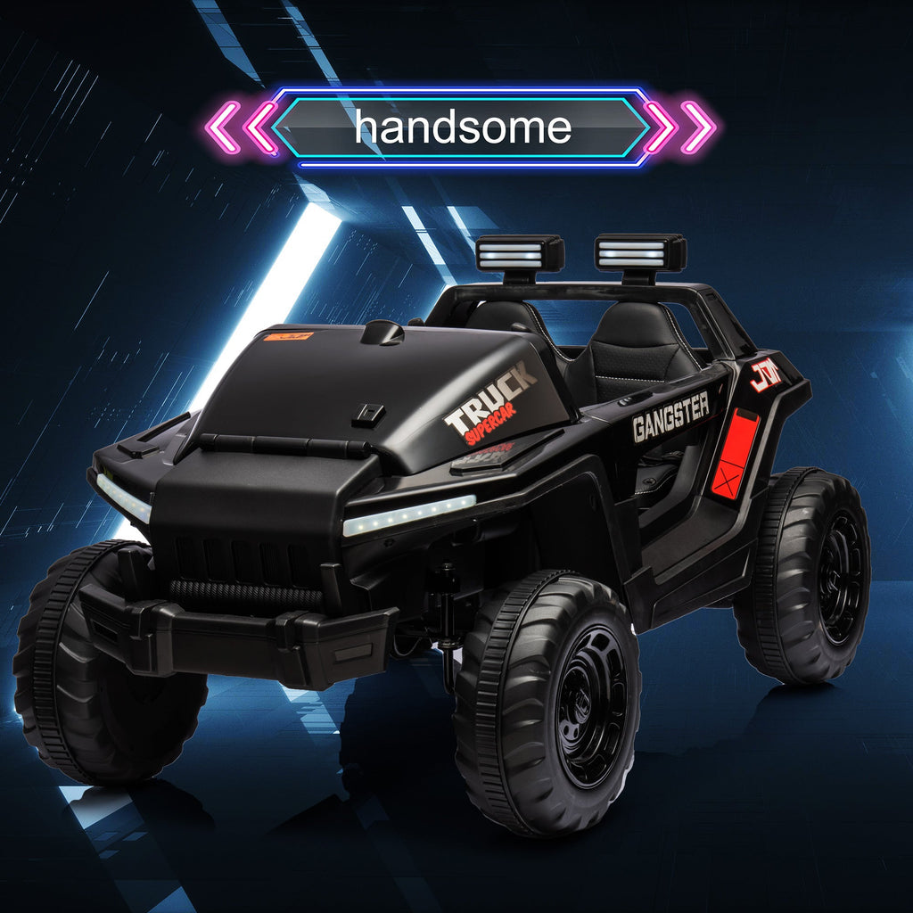 2-Seater Electric Ride-On Toy Truck with MP3 and Remote Control for Kids (24V)