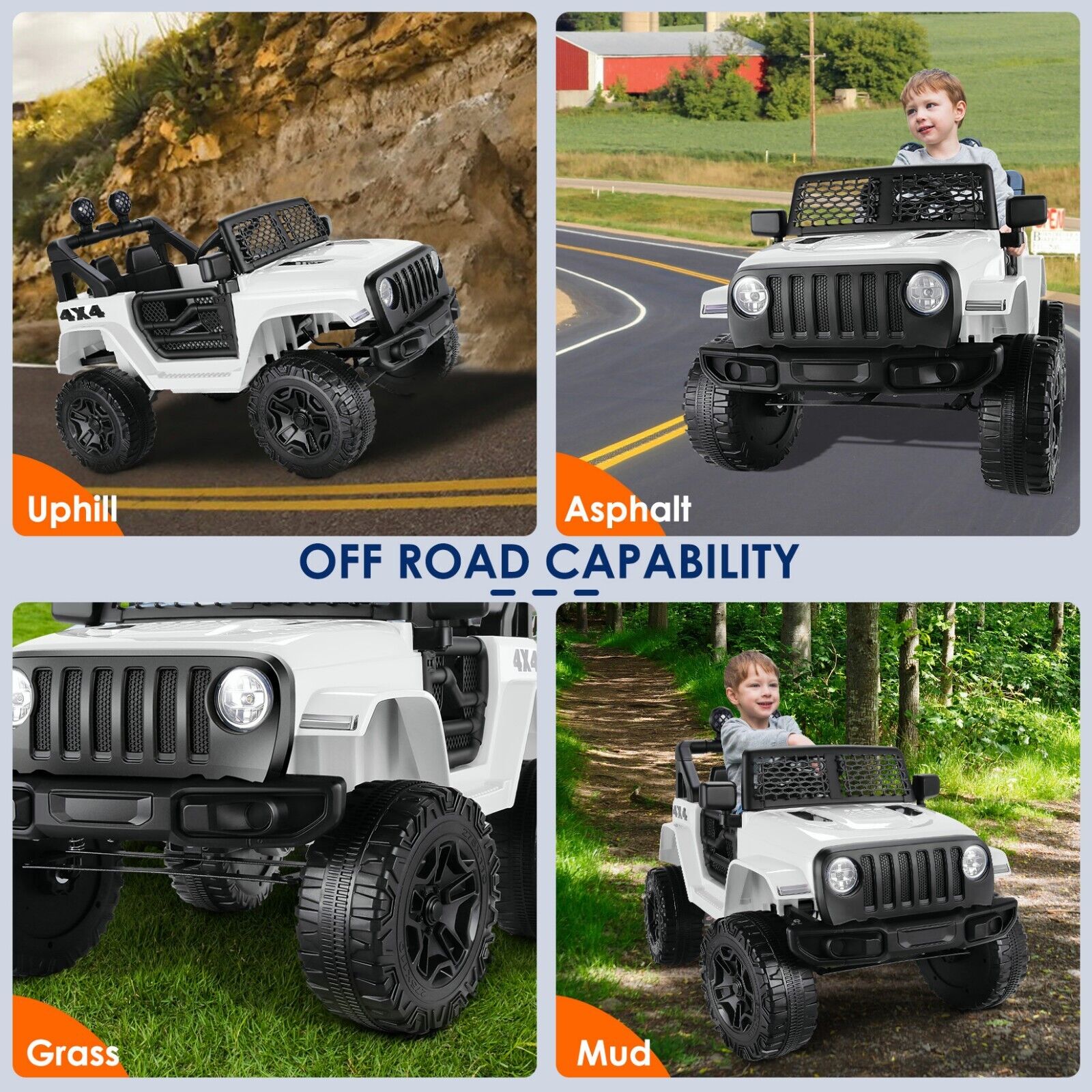 12V Electric Kids Ride On Car with Remote Control and MP3 Player