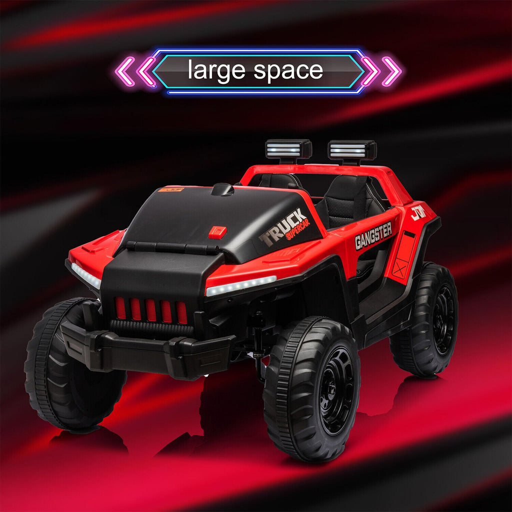 2-Seater Electric Ride-On Car for Kids with USB, Bluetooth, and MP3 Capabilities - 24V Power Wheels