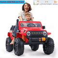 2-Seater Electric Ride-On Jeep for Kids with Remote Control, LED Lights, and MP3 Player