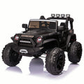 2-Seater 24V Kids Ride-On Truck with Remote Control, LED Lights, and 3-Speed Options