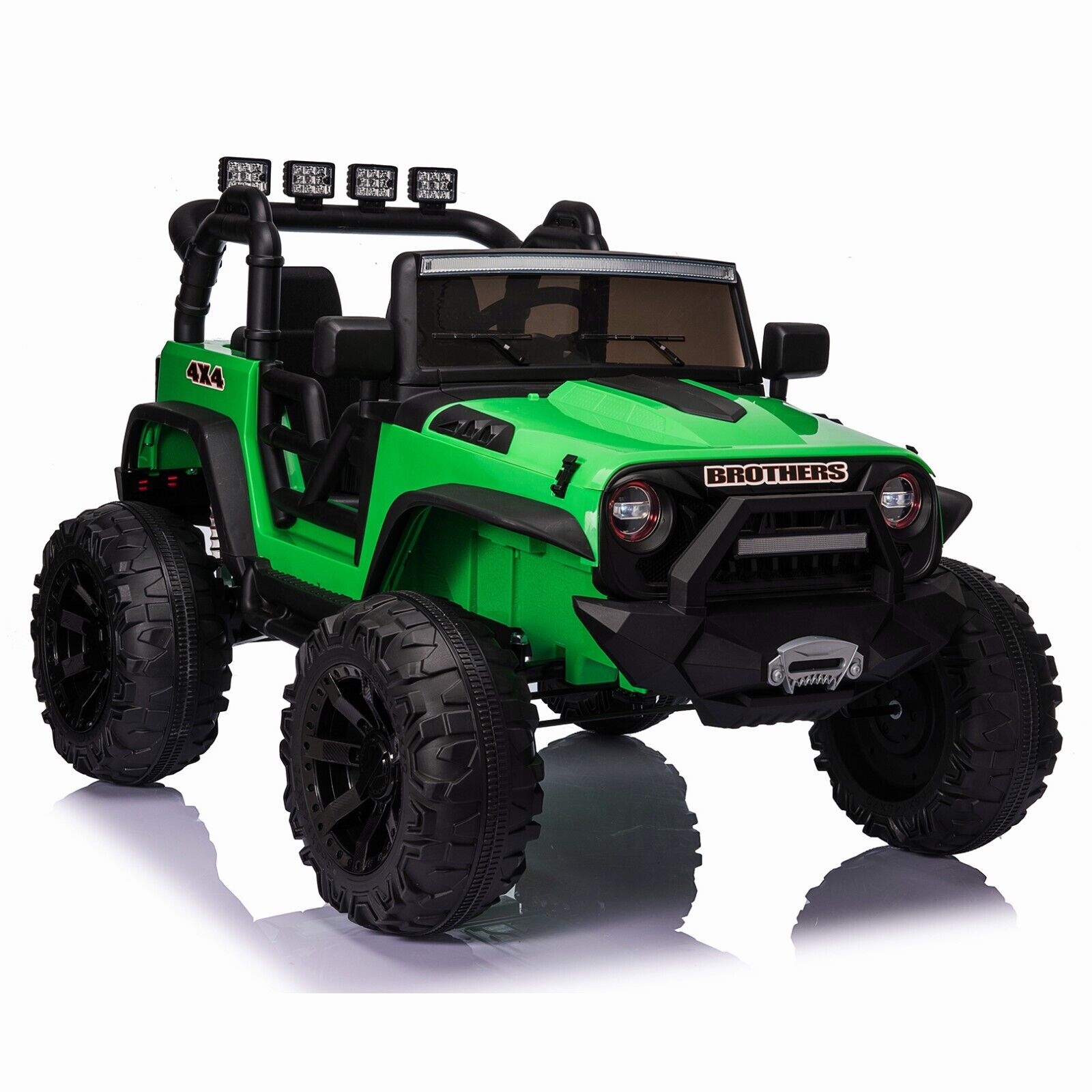2-Seater 24V Electric Ride-On Truck for Kids with Parental Remote Control and 400W Motor