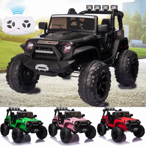 400W 2-Seater Electric Ride-On Jeep for Kids with Remote Control - 24V 9AH Battery