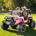 2-Seater Electric Ride-On Truck for Kids with Remote Control and Dual 200W Motors