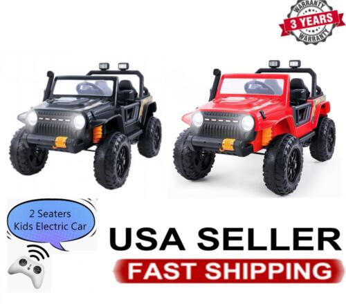 2-Seater Electric Ride-On Truck for Kids with Remote Control and Parental Seat - FM Radio Included