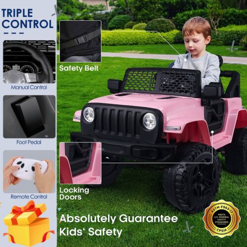 2-Seater Electric Ride-On Truck for Kids with Remote Control - Brand New!