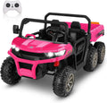 2-Seater Dump Truck Ride-On Toy with 24V Battery and 6 Wheels - Perfect Gift for Kids