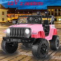 2-Seater Electric Ride-On Truck with Remote Control and MP3 Player - 12V Battery Powered Car for Kids