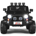 2-Seater Electric Ride-On Truck with Remote Control and Storage - Black