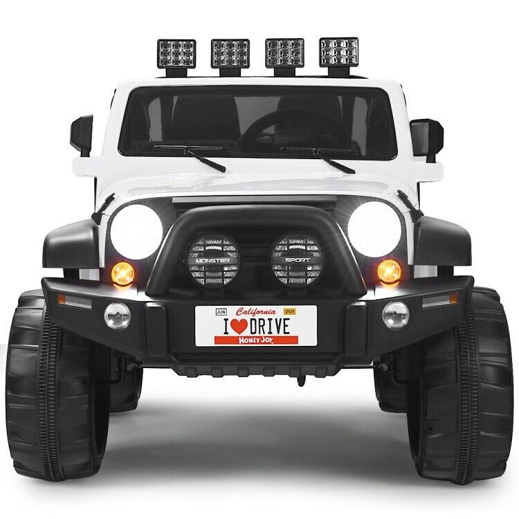 2-Seater Electric Toy Truck Jeep for Kids with Remote Control - 12V Ride On Car