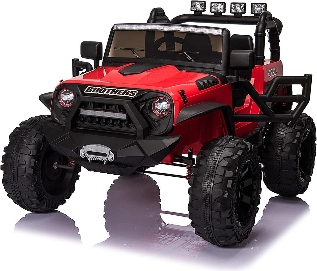 2-Seater Kids Electric Car with Parental Remote Control - 24V Ride On Truck