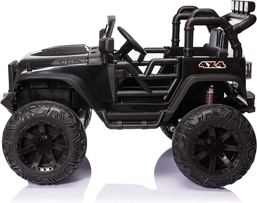 2-Seater Kids Electric Car with Remote Control, MP3 Player, and LED Lights - 24V Ride-On Truck