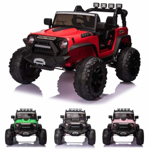 2 Seater Kids Ride On Truck Car with Remote Control and LED Lights - 24V 200W - Perfect Gift for Children ??