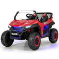2-Seater Kids Ride On UTV with Suspension, Lights & Music - 12V RC Electric Vehicle