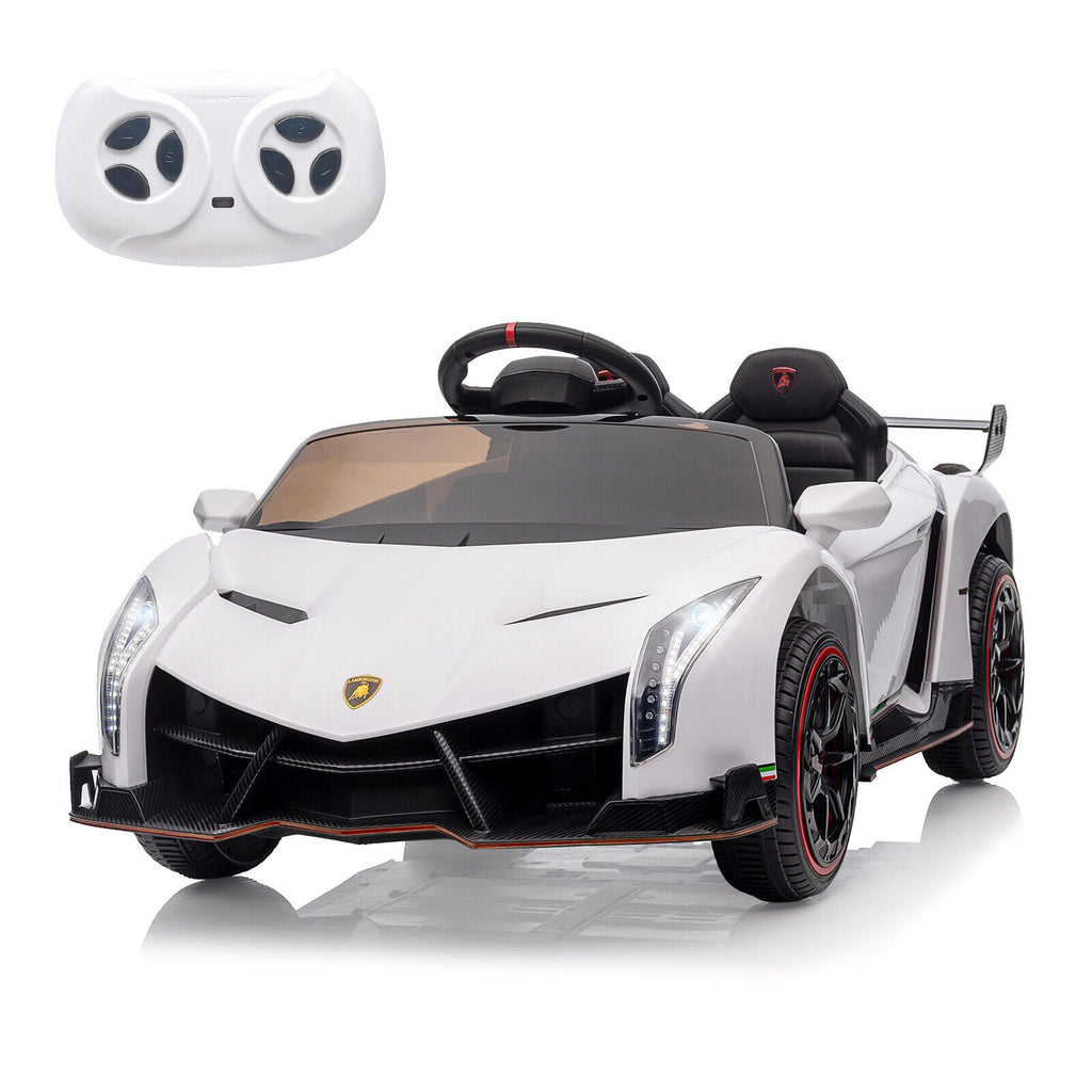 2 Seater Licensed Lamborghini Electric Ride On Car for Kids with Remote Control - 12V