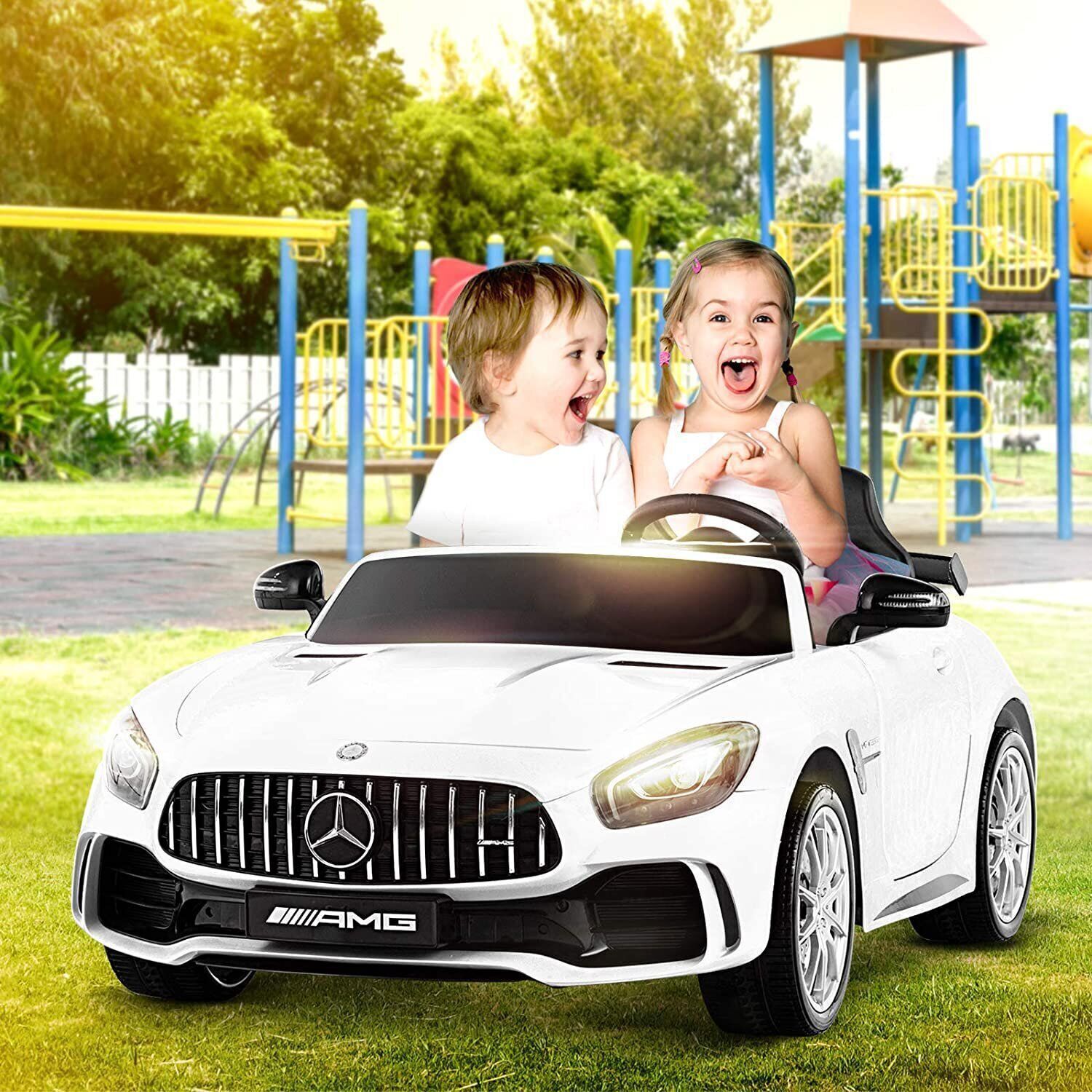 2-Seater Mercedes-Benz Licensed Electric Ride-On Car for Kids with Remote Control - 12V