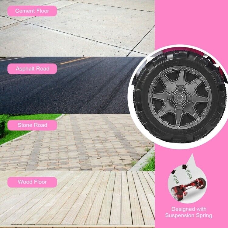 2-Seater Remote Control Ride-On Truck with Storage for Kids - 12V