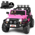 2-Seater Toddler Ride-On Truck with Remote Control and Lights - 12V Driving Toy Car