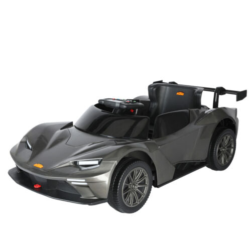 2.4G RC Electric Ride-On Car with MP3 Player and LED Lights - 3 Speeds for Kids