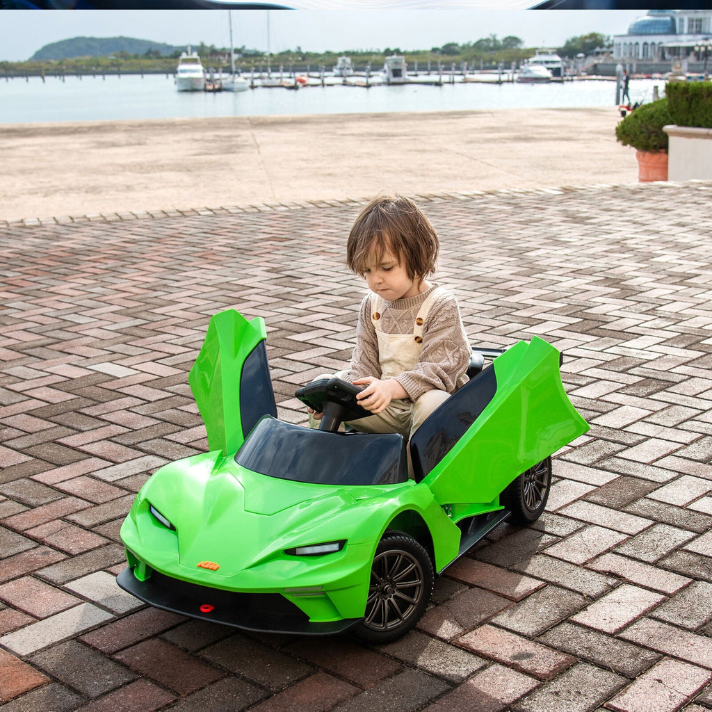 2.4G Remote Control Electric Car for Kids with Parental Control - 12V 7A Ride-On Toy