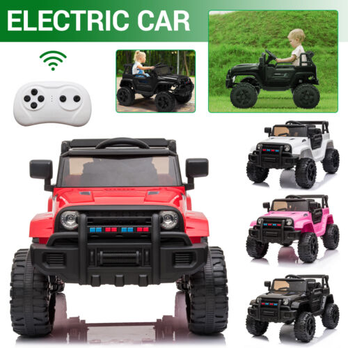 2.4G Remote Control Electric Dual Drive Kids Ride-On Truck Jeep Toy