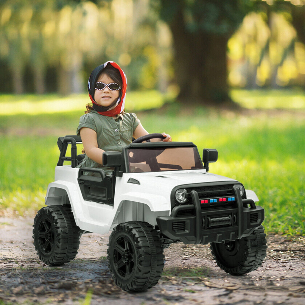 2.4G Remote Control Electric Dual Drive Kids Ride-On Truck Jeep Toy