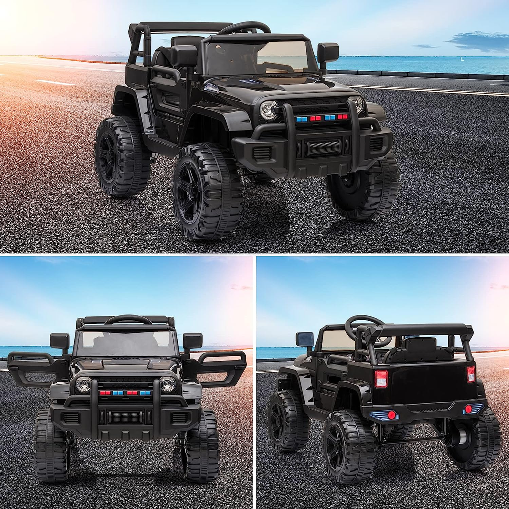 2.4G Remote Control Electric Ride-On Truck for Kids with 12V Battery