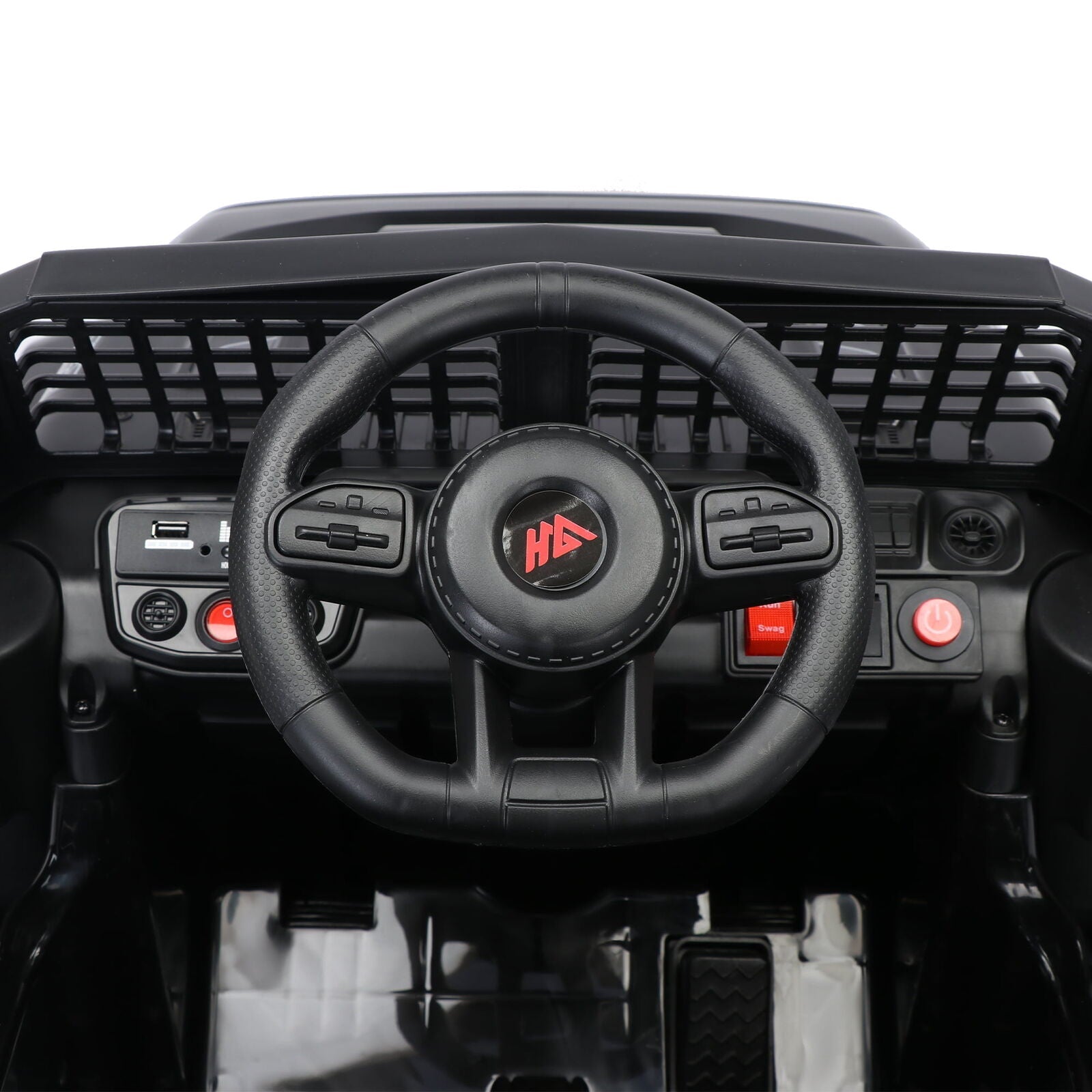 2.4G Remote Control Electric Ride-On Truck for Kids with Parental Control - 12V7A