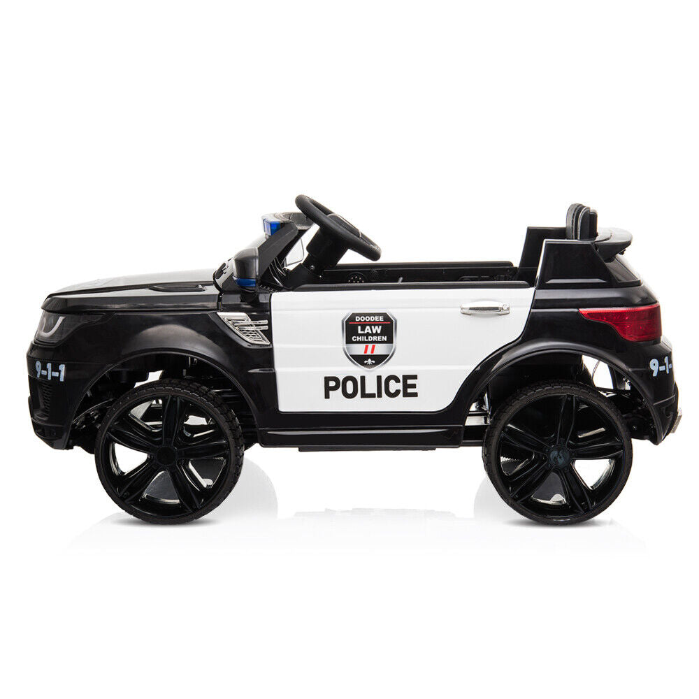 2.4G Remote Control Kids Police Ride On Car with LED Flashing Lights - S7 Model