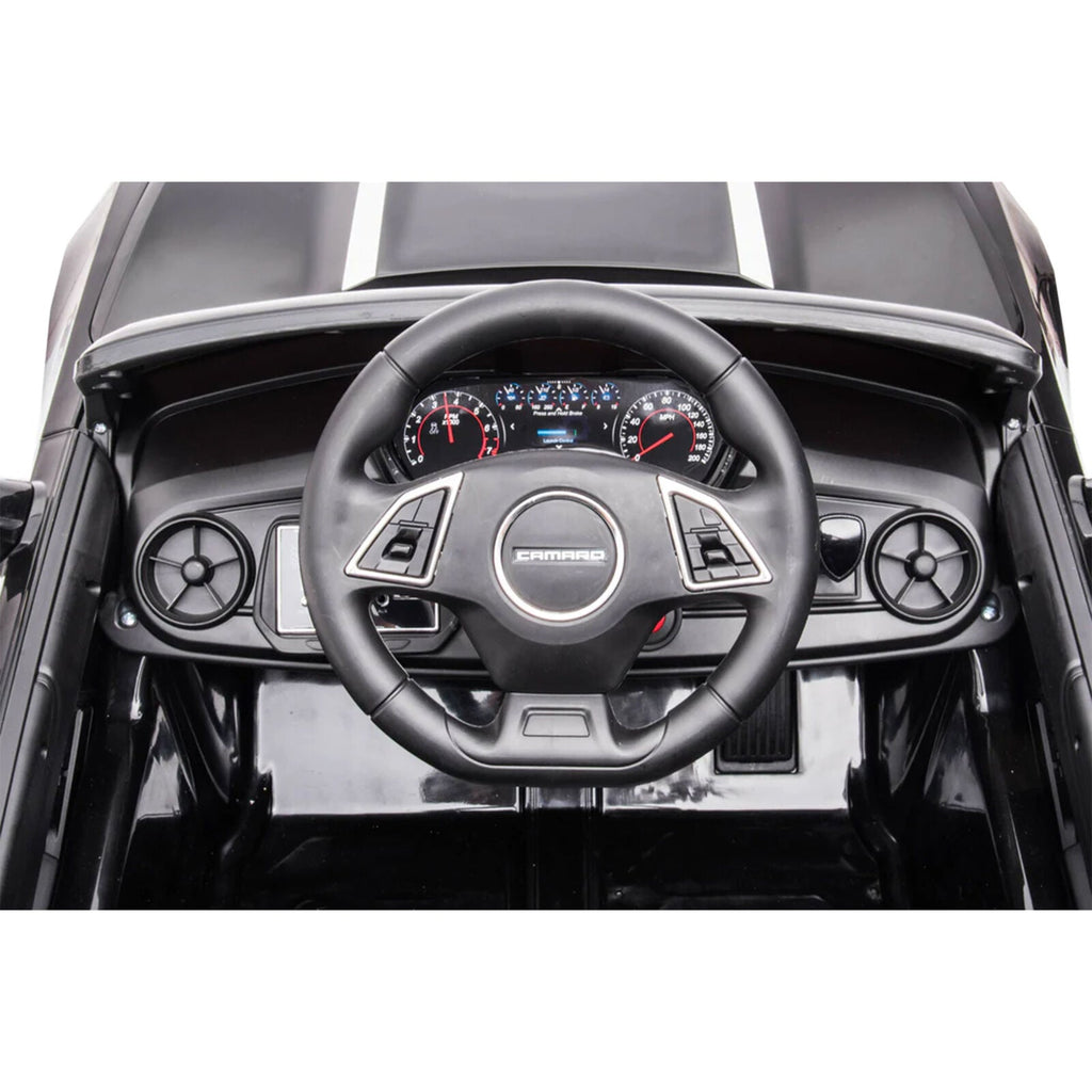 2021/2022 Chevy Camaro Racing 2SS Battery Powered Ride On Car Toy - Black Edition